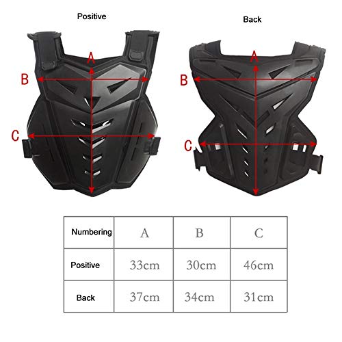 image for HEROBIKER Motorcycle Armor Vest Motocross Riding Racing Guard Chest Ba