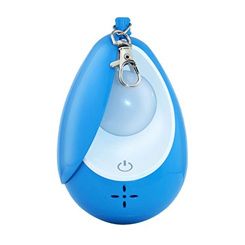 Diateklity Kids Night Light Tent Camping Hanging Lamp Unique Tumbler Design LED Soft light Eye Care with Brightness Adjustable Touch Switch Outdoor Camping Hiking (blue)