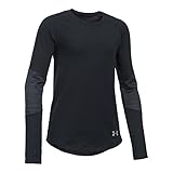 Under Armour Girls' ColdGear Infrared Exclusive Long Sleeve, Black/Black, Youth Medium