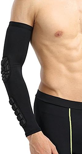 Musgneer (1 Pair) Elbow Pads Compression Shooter Sleeves Men Women Youth Sport Arm Sleeve for Football,Basketall,Volleyball