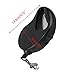 yueton 16 ft 5M Pet Dog Cat Puppy Retractable Leash Traction Rope Walking Lead Leash (Black)