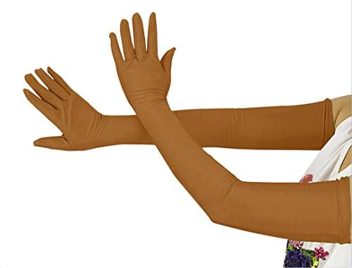 Girls' Boys' Adults' Over Elbow 20" Stretch Long Halloween Costume Sunscream Cosplay Gloves