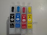 Inkrefillable T126120-BCS T126 126 refillable ink cartridges for Epson stylus NX430 workforce 435 520 545 630 all in one AIO inkjet printer