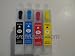 Inkrefillable T126120-BCS T126 126 refillable ink cartridges for Epson stylus NX430 workforce 435 520 545 630 all in one AIO inkjet printer
