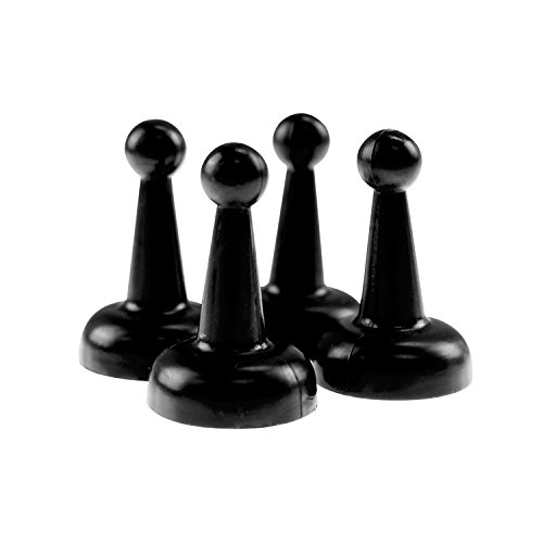 Assorted 1" Inch Multi-Color Pawns Pieces for Board Games, Component, Tabletop Markers,Arts & Crafts (24 Pack) by Super Z Outlet