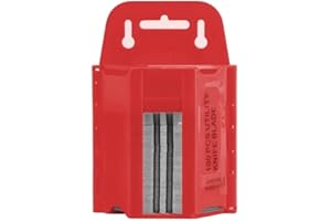 Zimpty ZY363 SK2 Ultra Sharpened 100 Pc. Utility Hook Blade with Wall Mountable Dispenser Boxes and extra 10pcs straight Blades (SK2H)