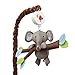 Lambs & Ivy Treetop Buddies Elephant Musical Mobile, Brown/Green