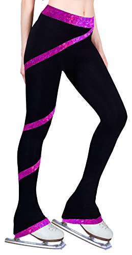 image for ny2 Sportswear Figure Skating Spiral Polartec Polar Fleece Pants (Holo