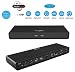 MediaGear USB C Docking Station w/ 45W Laptop Power Delivery: Dual HDMI+DisplayPort, USB 3.0/2.0, Ethernet, Audio/Mic Jack, Bundle: 65W AC Adapter, C-C Cable, C-A Dongle for Mac & Windows OS