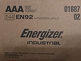 Energizer Industrial EN92 AAA 144 Counts Batteries - Made in The USA