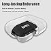 Wireless Charging Case Replacement Compatible with Air Pods with Bluetooth Pairing Sync Button (Air Pods not Included), Earbuds Protective Cover with Built-in Battery Charge 5 Times (White)