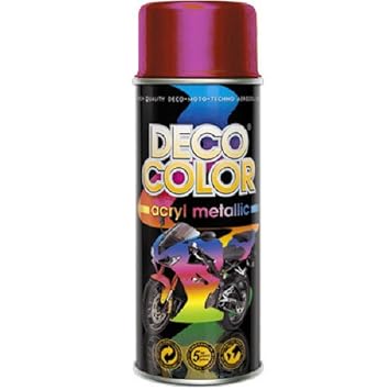 Fahrzeugteile Hoffmann DC Lackspray Metallic 400ml freie Farbeauswahl (Lackspray Rot mit Metallic-Effekt)