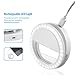 Clip on Ring Light, Criacr Rechargeable 36 LED Selfie Ring Light for Phone, Laptop, Tablet (1 Lighting Models, 3 Level Brightness)