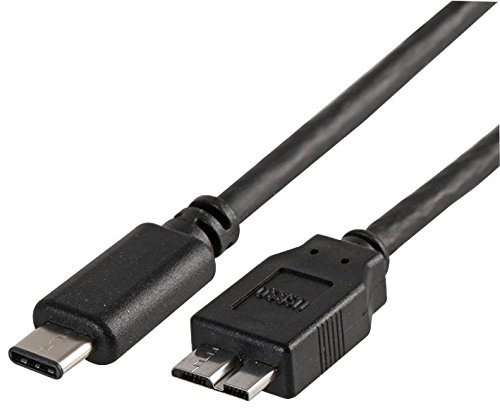 Pro Signal PSG91222 USB 3.1 Micro B Male to Type-C Lead 2m