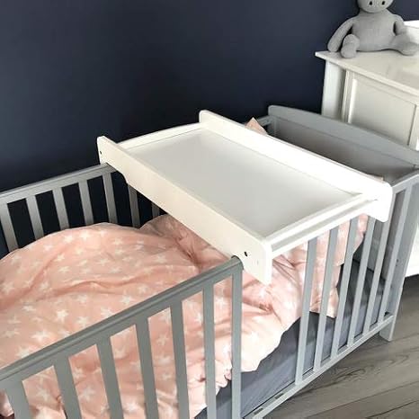 Puckdaddy Wickelbrett, Wickelaufsatz Babybett, auch für alle IKEA Babybetten