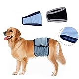 2pack of Washable Dog Diapers - Durable Premium Doggie Wraps - Comfy And Stylish Dog Diapers For Male Dog