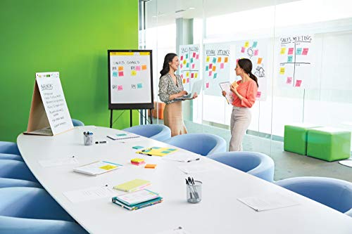 Post-it Super Sticky Easel Pad, 25 x 30 Inches, 30 Sheets/Pad, 2 Pads, Large White Premium Self Stick Flip Chart Paper, Super Sticking Power (559) (Certified Refurbished)