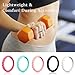 COOLOO Silicone Wedding Ring for Women, [10 Packs] Thin Stackable Braided Rubber Wedding Bands, Comfortable Durable, Affordable Fashion Elegant, Skin Safe