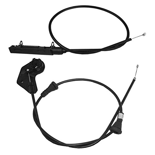 AUTOPA Lateral 51238218859 and Front 51238208442 Hood Release Cable for