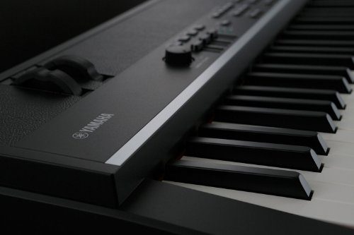 Yamaha CP4 Stage Piano with Natural Wood Keys and Sustain Pedal