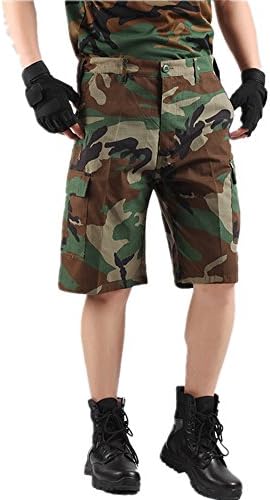 US Army Woodland Camo Tactics BDU Combat Shorts Uniform