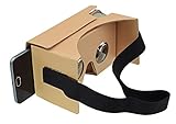SHARKK Google Cardboard VR Goggles 3D Virtual Reality Glasses 2nd Generation (1 Pack )