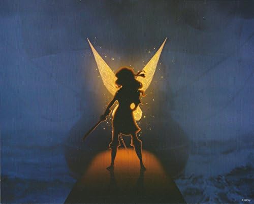 Disney Lithograph Art Print 8" x 10" The Pirate Faery Zarina Fairy