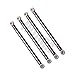 INJORA 313MM Wheelbase Link Rod for 1/10 RC Car Crawler Axial SCX10, 8pcs/lot,Aluminum Alloy(Grey)