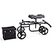 Sandinrayli Knee Scooter Walker Steerable Scooter Crutches Alternative for Disabled Knee Injured Foot