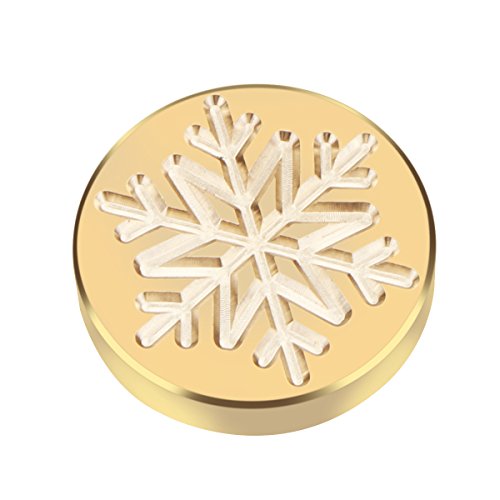 Powstro Stamp Seal Sealing Wax kit, Retro Classic Vintage Seal Wax Stamp Seal Maker Stick Gift Box Set (Snow Head)