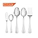 International Silver Simplicity 53-Piece Stainless Steel Flatware Set with Serving Utensil Set, Service for 8
