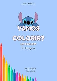 Livro Vamos colorir : Edição stitch