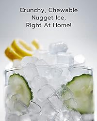 Nugget Ice Maker, Qualeben Countertop Ice Maker