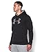 Under Armour Men's Storm Armour Fleece Big Logo Hoodie, Black (002)/Steel, Small