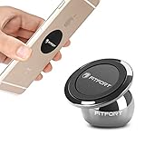 Universal Magnetic Phone Holder, FITFORT 360°Rotation Magnetic Car Mount Holder for Cell Phone GPS Tablet iPhone X 8 7 6s 6 Plus Galaxy S8,S7,S6 Edge,Note 8, 5, 4