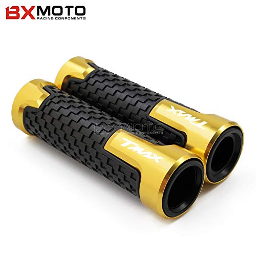 Wincom Dishman Automobiles & Motorcycles Motorcycle Handlebar Grips Lastest Product for Yamaha Tmax T-Max 530 500 Tmax530 Sx Dx 2014 2015 2016 2017 2018 Handle Grips - (Color: Black)