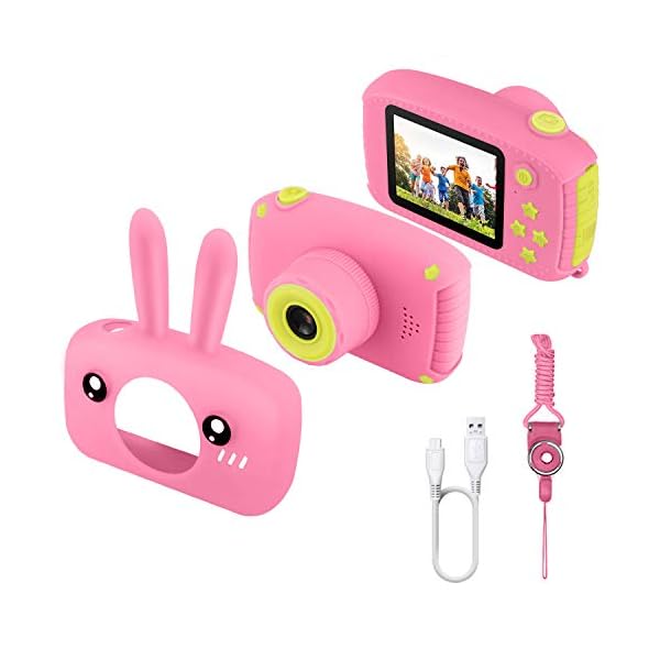 Kids Camera for 3-12 Year Old Girls, Digital Camera Girls Toys 2 inch for Children with 32GB SD Card Birthday Christmas…