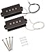 1set 4 String Noiseless Pickup Black for Precision P Bass Replacement
