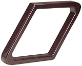 Pro Series TR9HD-C Heavy Duty Wooden Billiard Ball 9-Ball Diamond Rack, Cherry