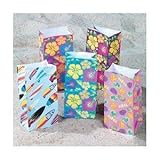 36 ct Tropical Print Gift Bags, Health Care Stuffs