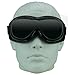 Bikershades Motorcycle Goggles Over Eye Glasses with Polycarbonate Safety Clear Lenses. Bomber Clear