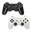 HBetterTech PS3 Controller 2 Pack Wireless Six Axis PlayStation 3 Dualshock 3 Controller (Black+White)