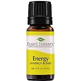 Plant Therapy Essential Oils Energy Synergy - Refreshing, Energizing Blend 100% Pure, Undiluted, Natural Aromatherapy, Therapeutic Grade 10 mL (1/3 oz)