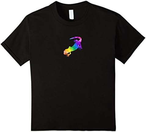Kids Distressed Rainbow Salamander  10 Black