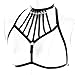 Women Goth Punk Harness Bra Crop Top Chest Belt Bondage Lingerie Strappy Adjust Plus Sizethumb 2