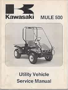 1991 KAWASAKI ATV MULE 500 P/N 99924-1146-01 SERVICE MANUAL (029