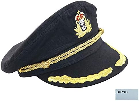 UPLEYING Police Hat Nautical Captain hat Sailor Cap Sailing Hats Sunglasses Sailor