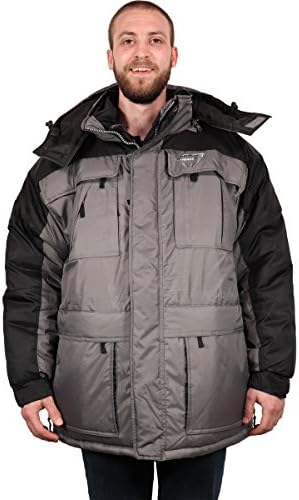 Freeze Defense 3in1 Men's Winter Coat Jacket Warm Parka w/Insulated Snow Vest