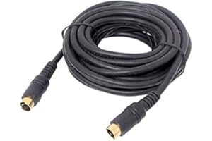 S-Video Cable Male to Male with Gold Plated Connector (15 FT)
