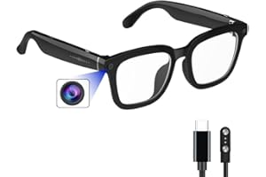 KOIPSSE AI Smart Camera Glasses: HD 1080P Video Recording and Photo Taking, Translation, Assistant Conversation, Suitable for Outdoor and Indoor, Cycling, Hiking Travel (Transparent Anti-Blue Light)3.7 out of 5 stars 752 offers from $59.66